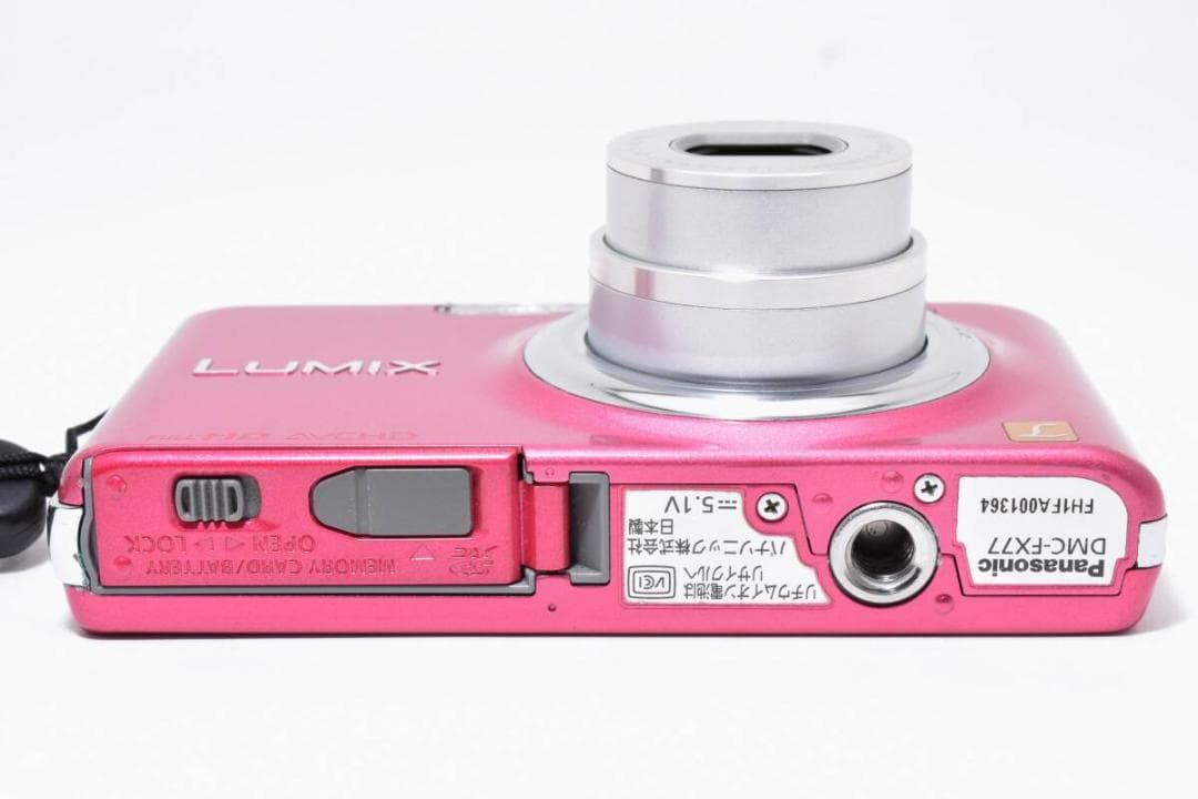 美品　Panasonic LUMIX DMC-FX77 ピンク ＃A415