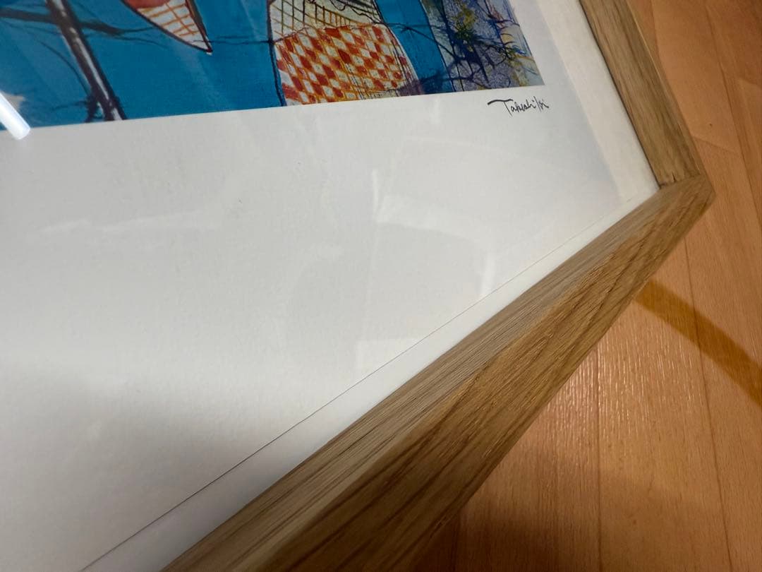 ★超美品！平島毅 絵画 (版画/ジクレー) ハトハシッテイル,26000円