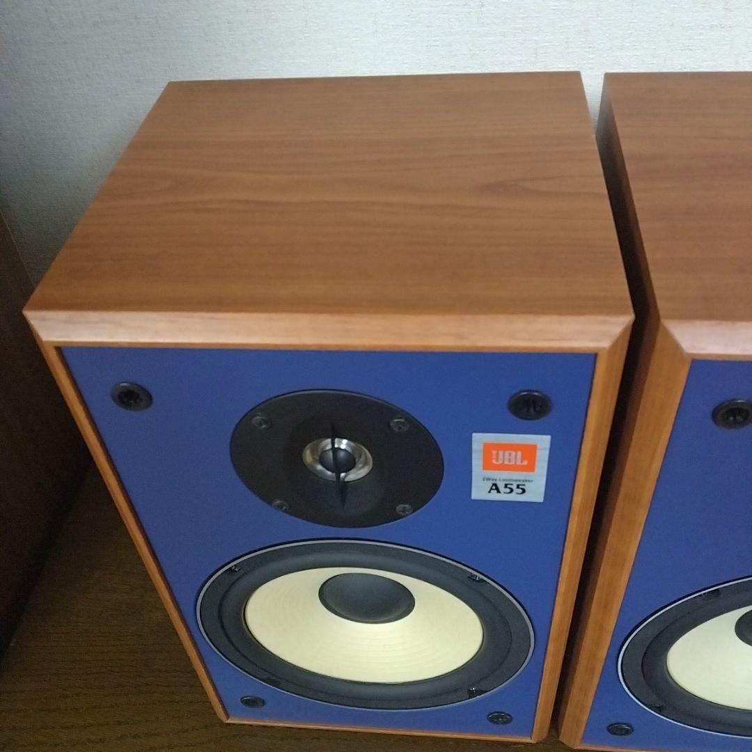 【完動品】JBL A55 2WAYスピーカー ブルーバッフル 美品