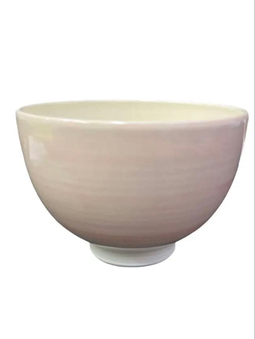 茶碗　桃釉　立雛　見谷福峰　抹茶碗　抹茶茶碗　茶道具