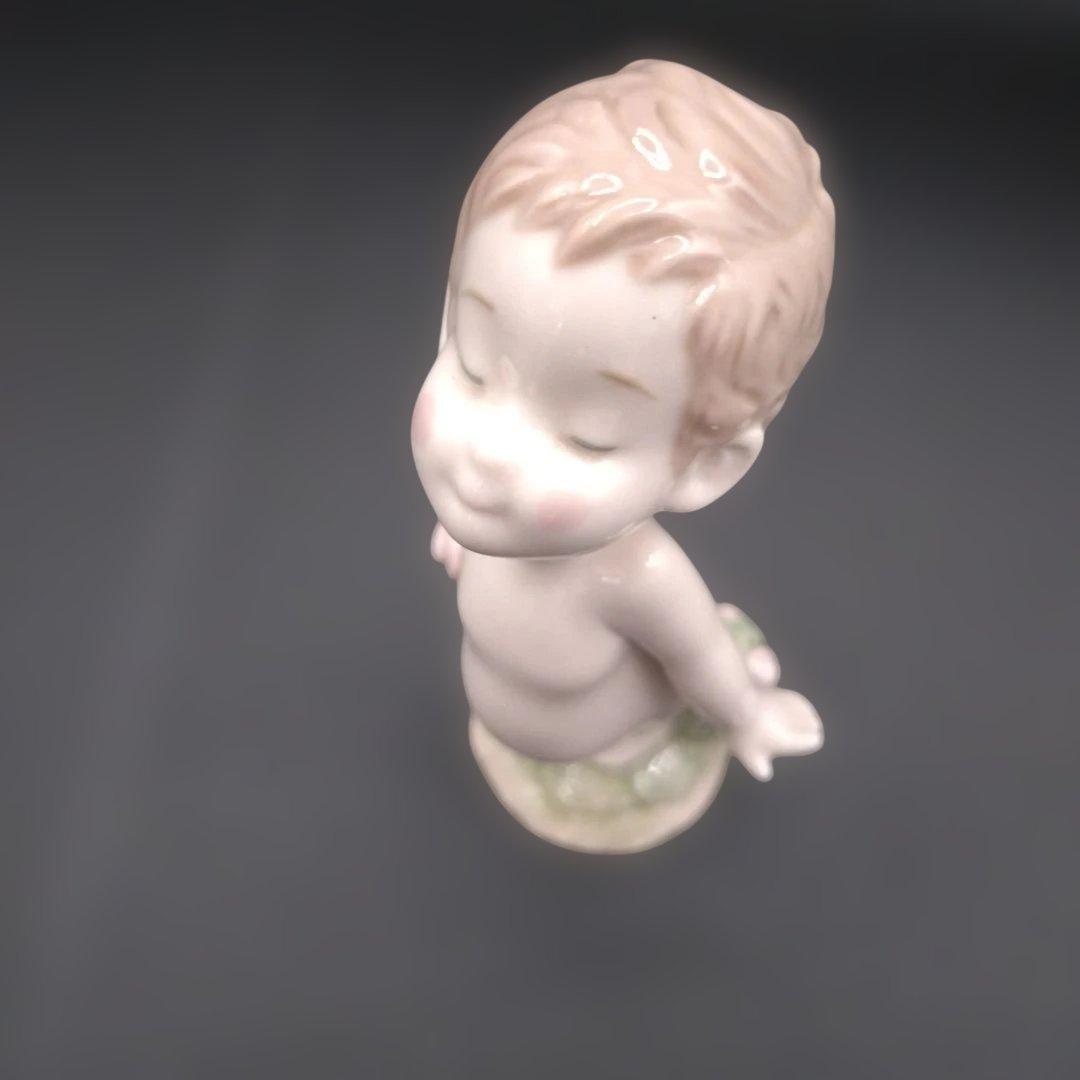NAO 子供像 陶器　置物　オブジェ