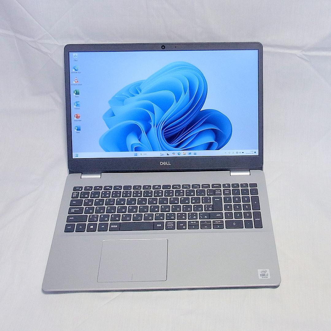 15型デルノートパソコン／第10世代／i7／SSD／オフィス／Windows11