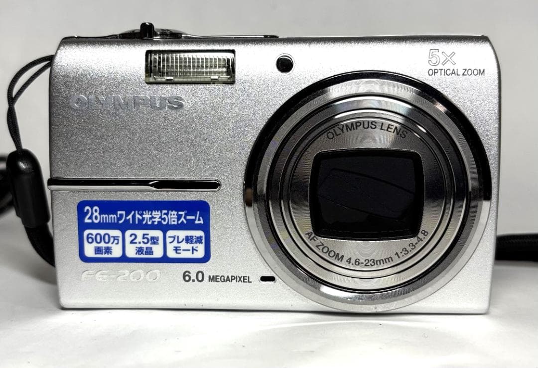 Olympus FE-200 6.0MPデジタルカメラ　xdカード付 #5279