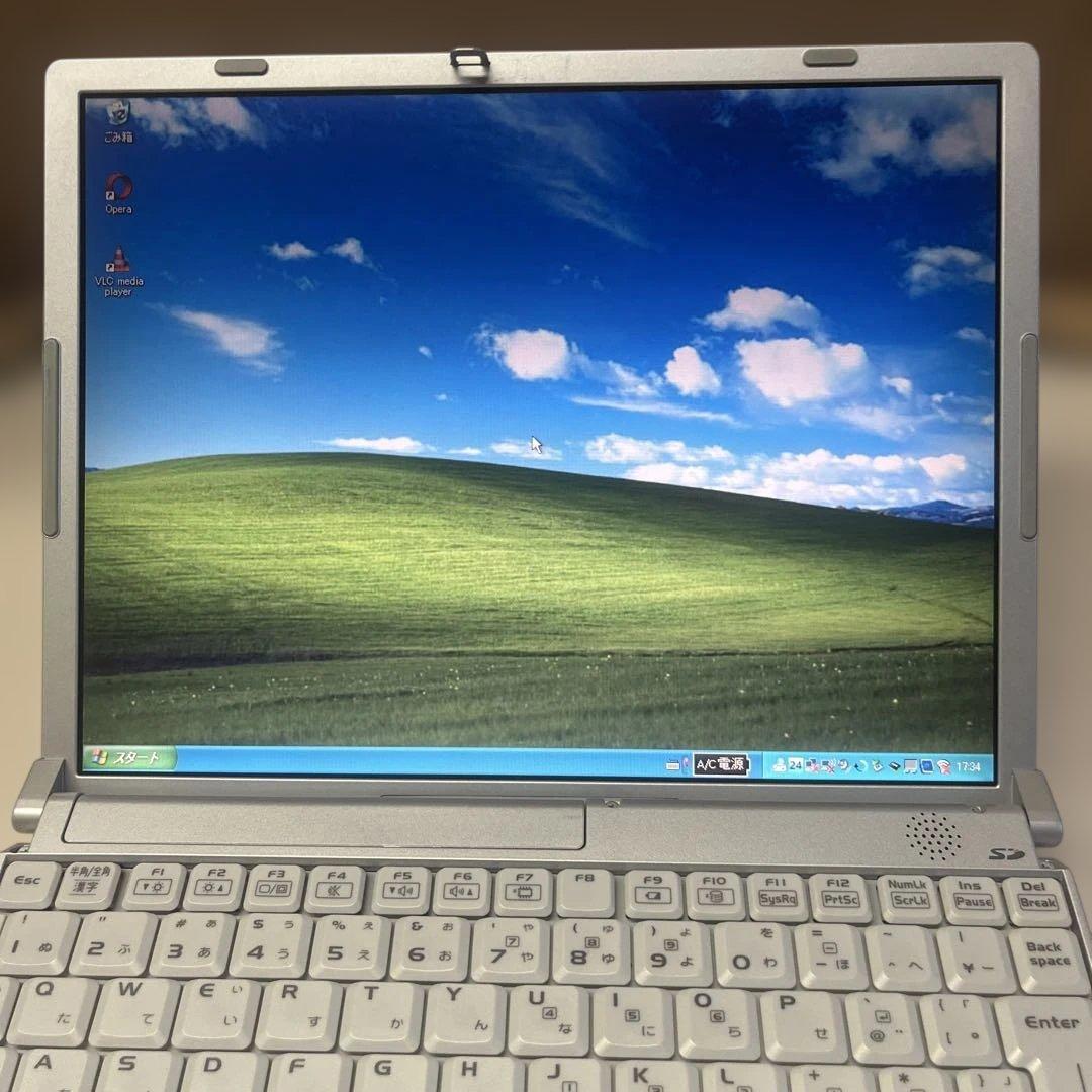 ★格安美品★WindowsXP★長時間バッテリー付き12.1インチモバイルPC★