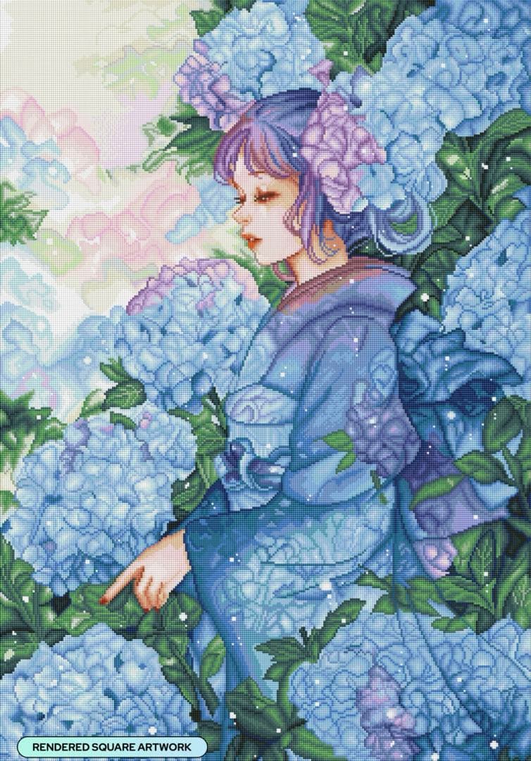 ダイヤモンドアートクラブ　Ajisai