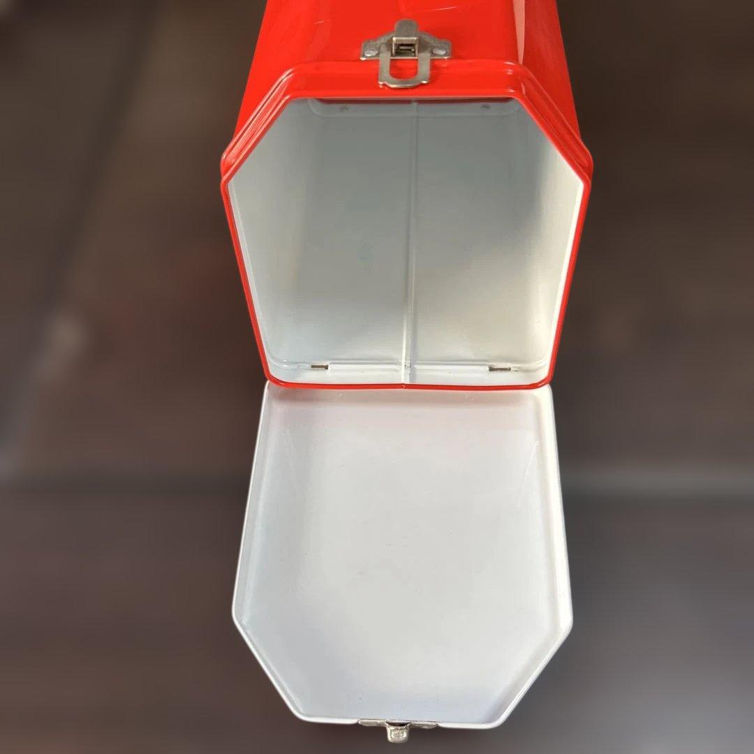 1990年昭和レトロアンティークMIKIHOUSEバッグ型ブリキ缶ミキハウス