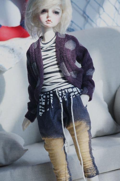 E38 BJD ドール衣装 1/4 ワンピース フルセット　 ハンドメイド