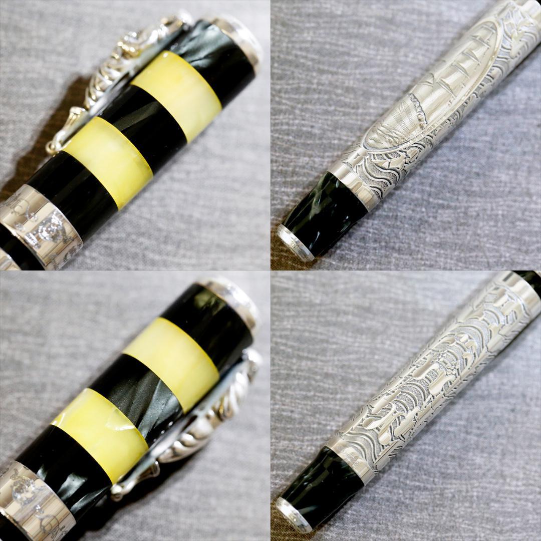 【限定 極美品】モンテグラッパ 万年筆 アメリゴ・ヴェスプッチ シルバー９２５