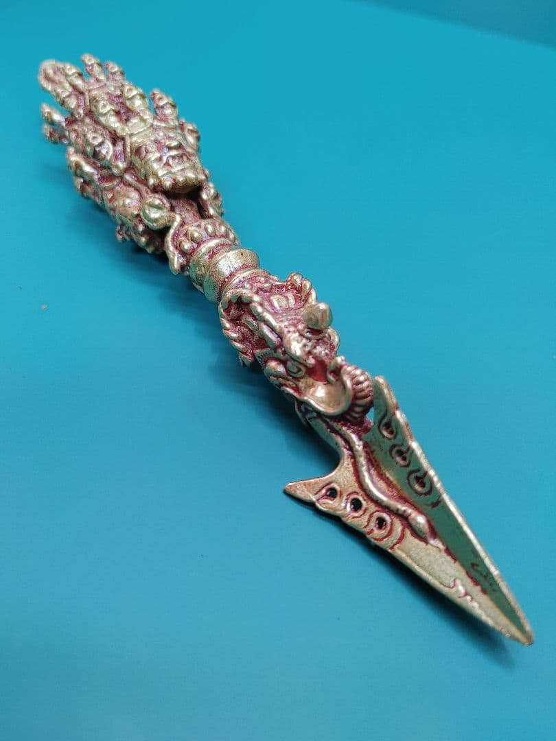 金剛杵・バジュラ・プラパ・三十七面破邪金剛杵・動物 水子供養・15.5cm