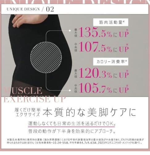 2枚　ペルシー リセットシェイプタイツ 着圧ストッキング ストッキング ブラック