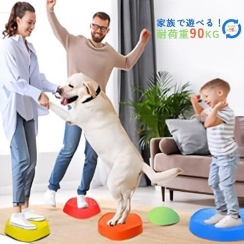 バランスストーン 10個セット 平均台 子供用 滑り止め付き 幼児 子供 バpo