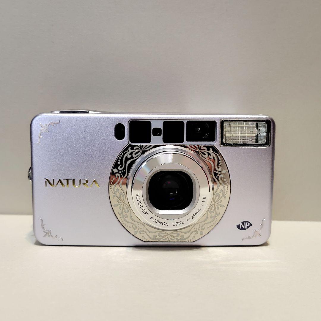 極美品 希少 富士フイルム NATURA S ラベンダー　フィルム付き　完動品