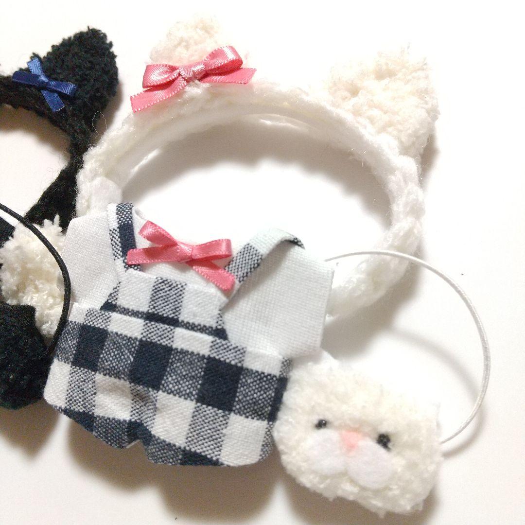 A123【りんご様】10cmサイズ 　ぬい服　オーダー　ねこ耳カチューシャセット