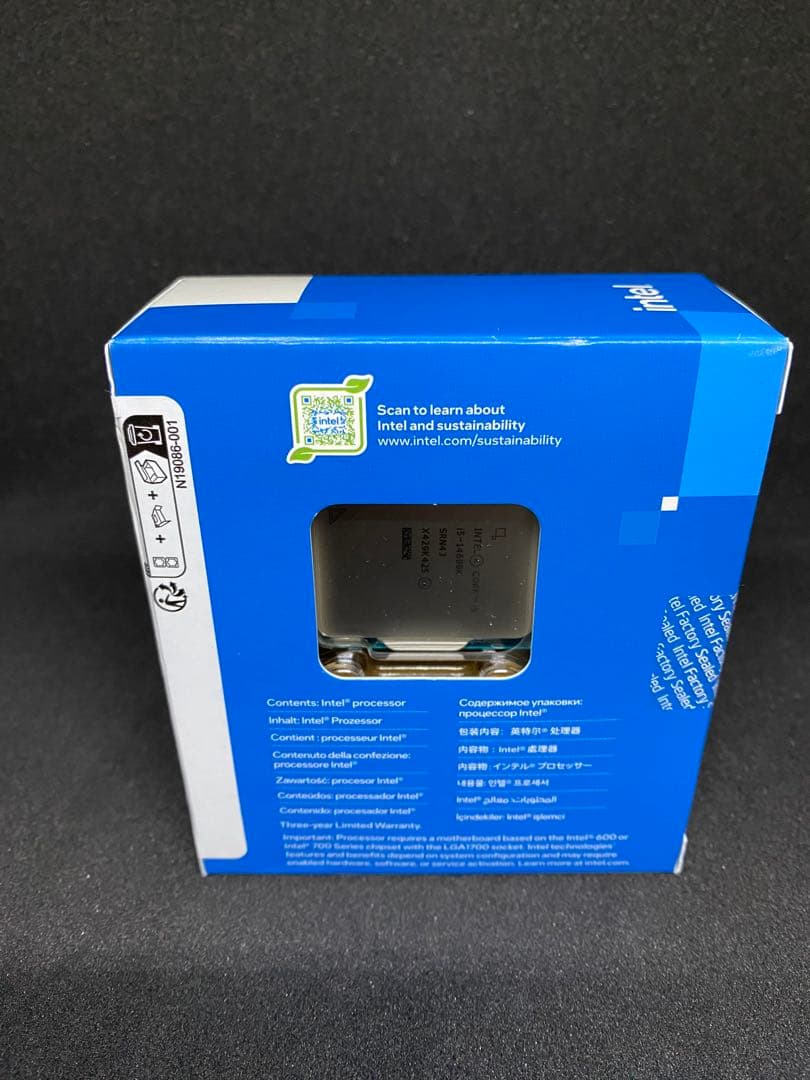 Intel Core i5-14600K 14th Gen CPU【新品】