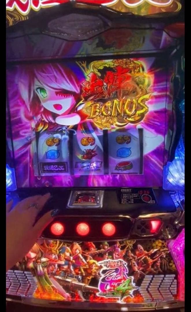 スマスロ戦国乙女4実機！イヤホンコンバーター、データ出力可能ユニット付！送料込み