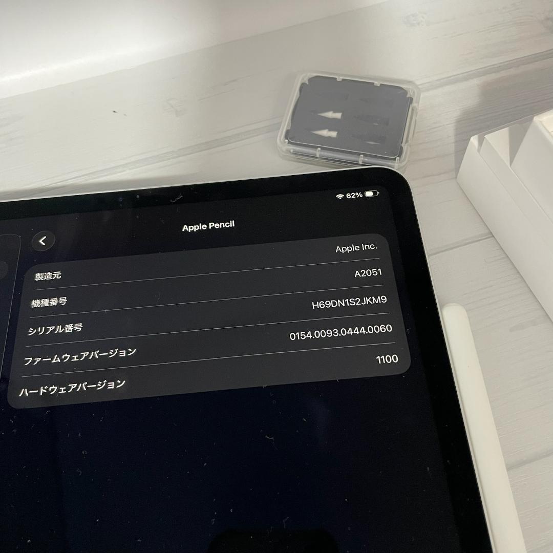 動作確認済み！【純正品】Apple Pencil 第2世代＋替え芯×２