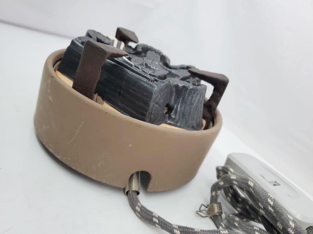 野々田式 炭型電熱器 100V/410W 茶道具