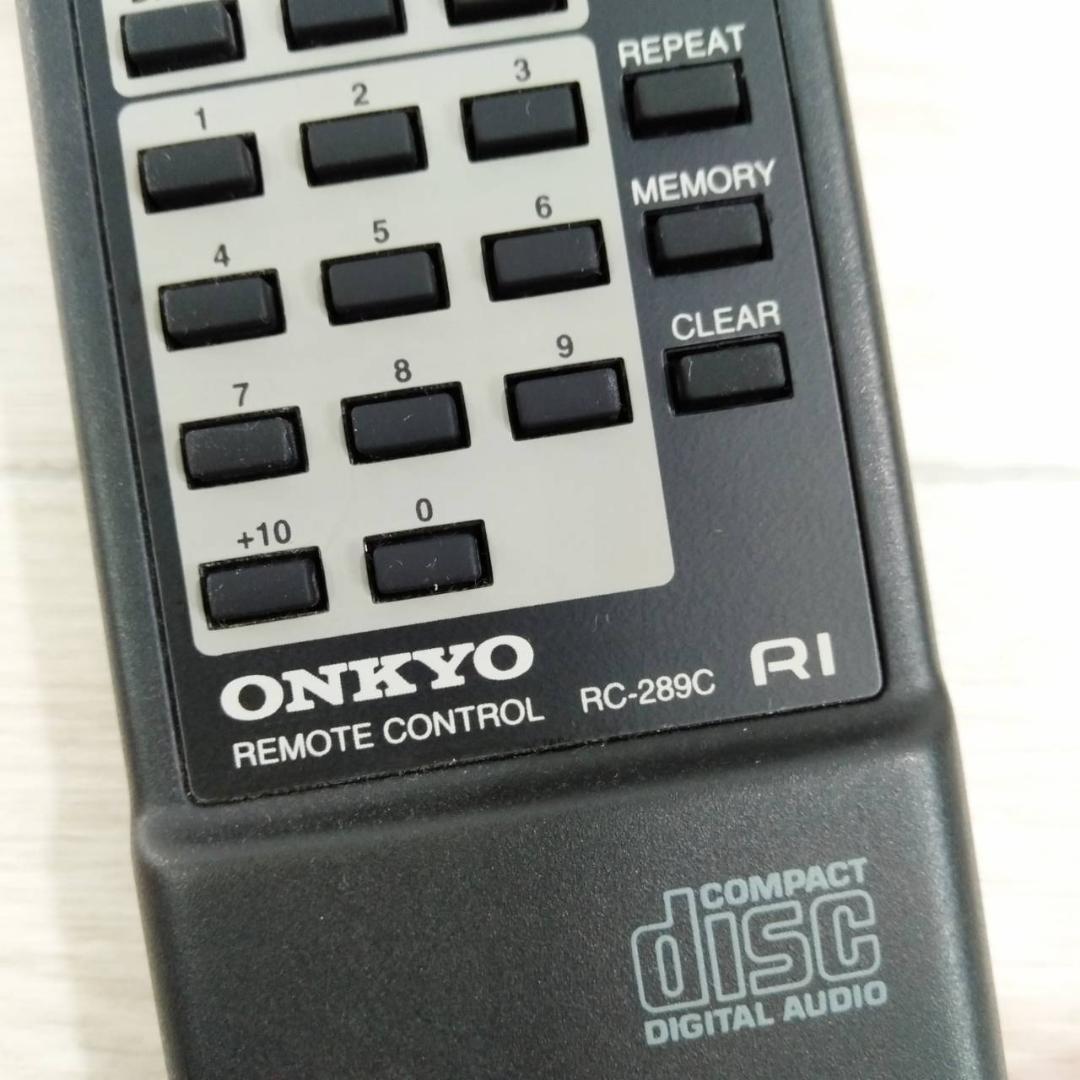 【良品】オンキョー オーディオリモコン RC-289C