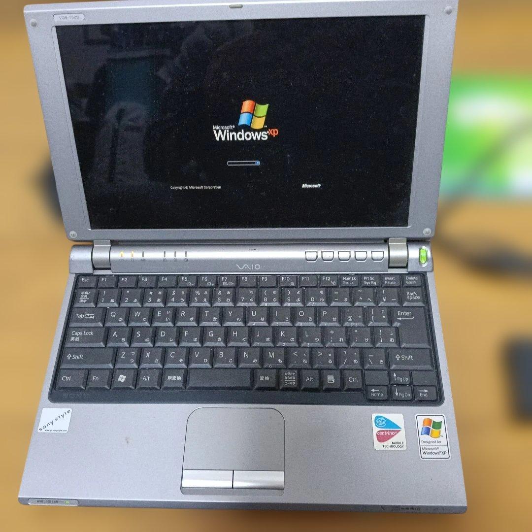 VAIO ノートPC Windows XP 小型