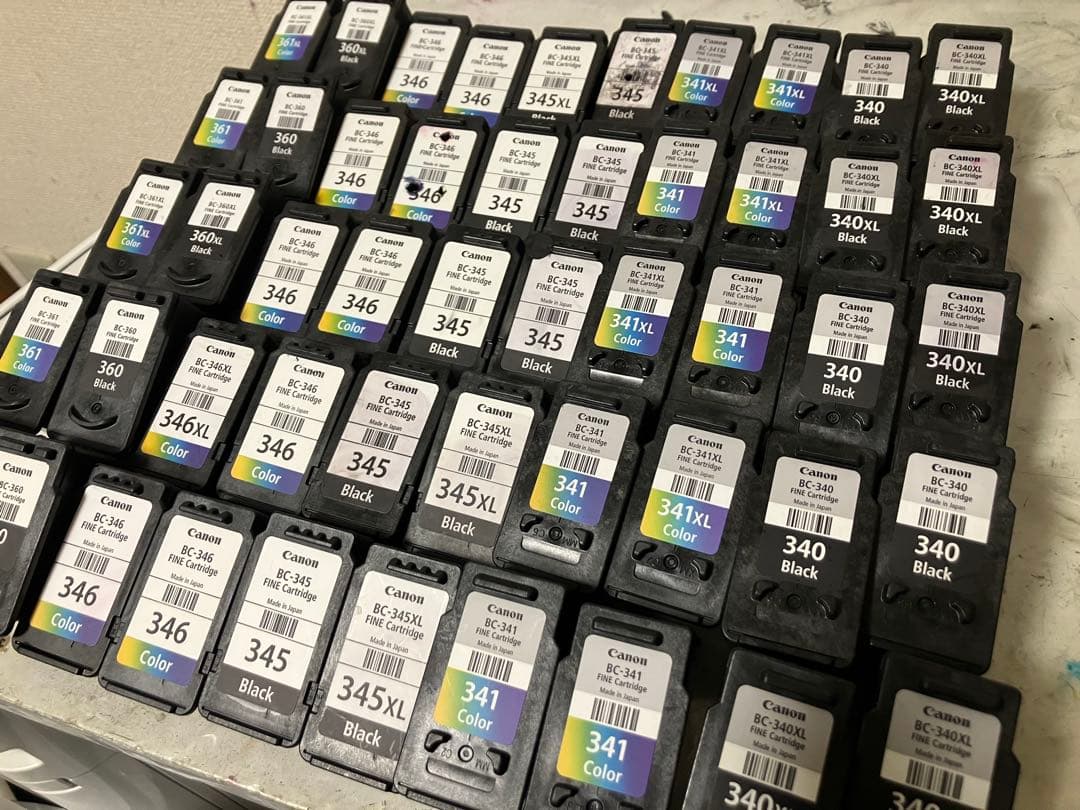 プリンターインク　使用済み　50個セット　純正　canon
