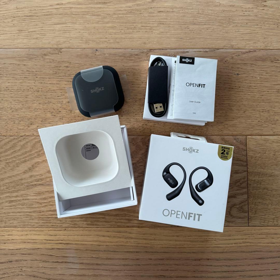 SHOKZ OPENFIT ブラック