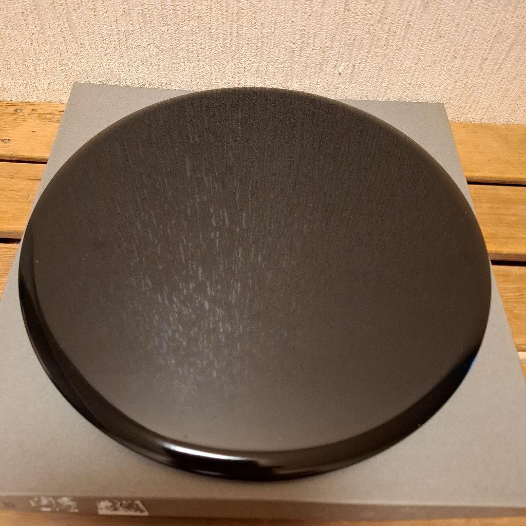 茶道具　真塗　丸板　蛤　花台　新品未使用保管品