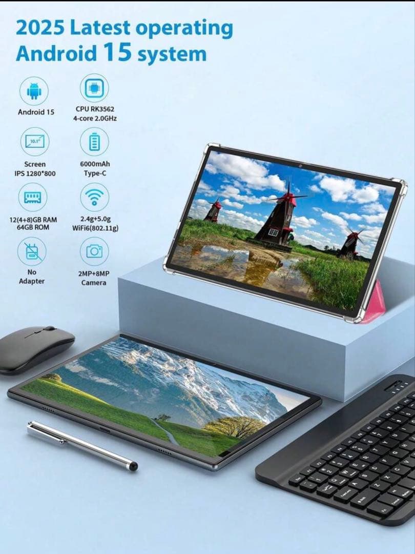 Relndoo Androidタブレット 4GB RAM 64GB