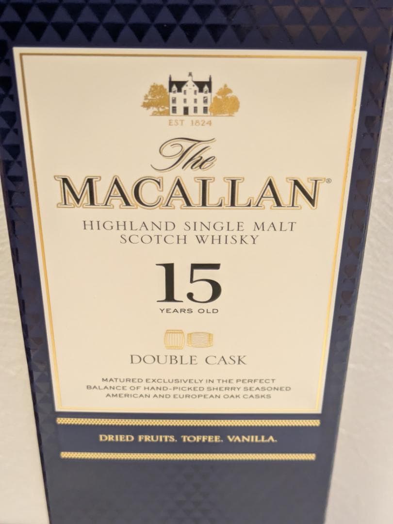 【神奈川県限定発送】スコッチ MACALLAN ダブルカスク 15年 未開栓