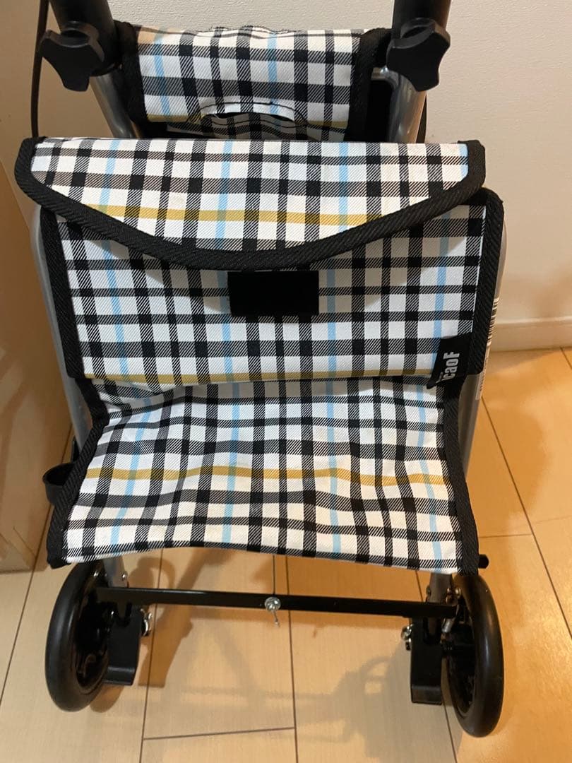 【美品】幸和製作所 シルバーカー SICP02 シプール チェック柄
