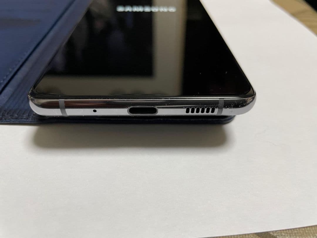 Samsung Galaxy S20+ ブラック ケース付き