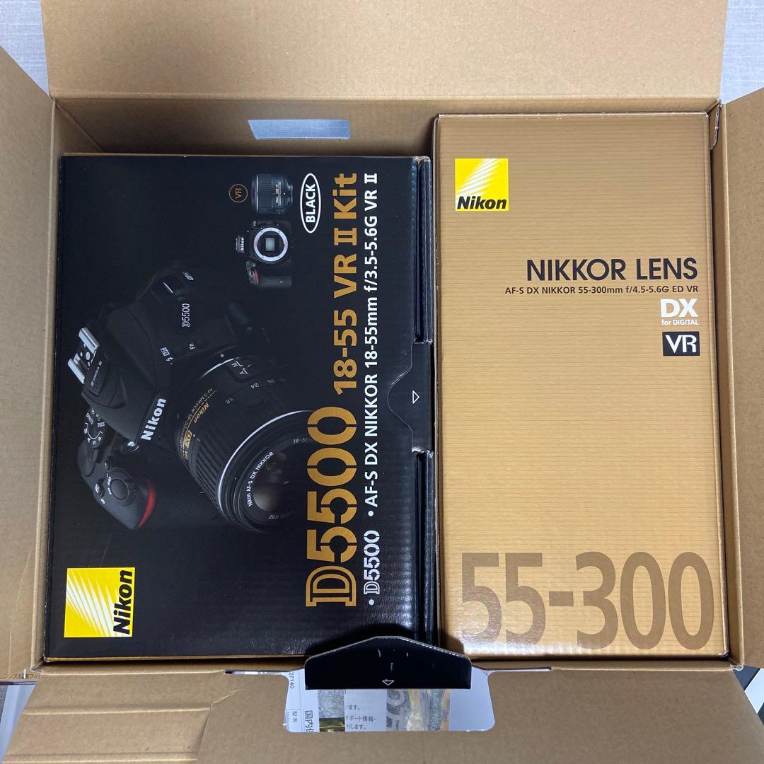★美品/未使用に近い Nikon D5500 本体+レンズ＋関連グッズ一式