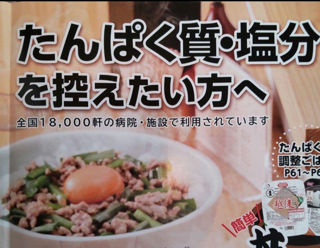 介護食 腎臓食　たんぱく質制限 1/25　1箱40個そらまめ食堂 パック ご飯