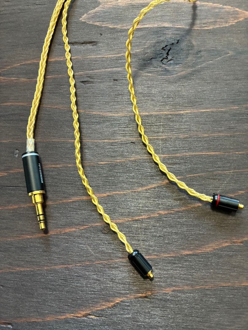 NOBUNAGA Labs SUPREME 篝火 8芯純銀金メッキ MMCX