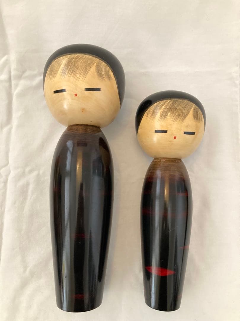 創作こけし 5体 銘あり★渡辺正雄 晩秋B 稚児桜☆卯三郎 恋心★加藤正美