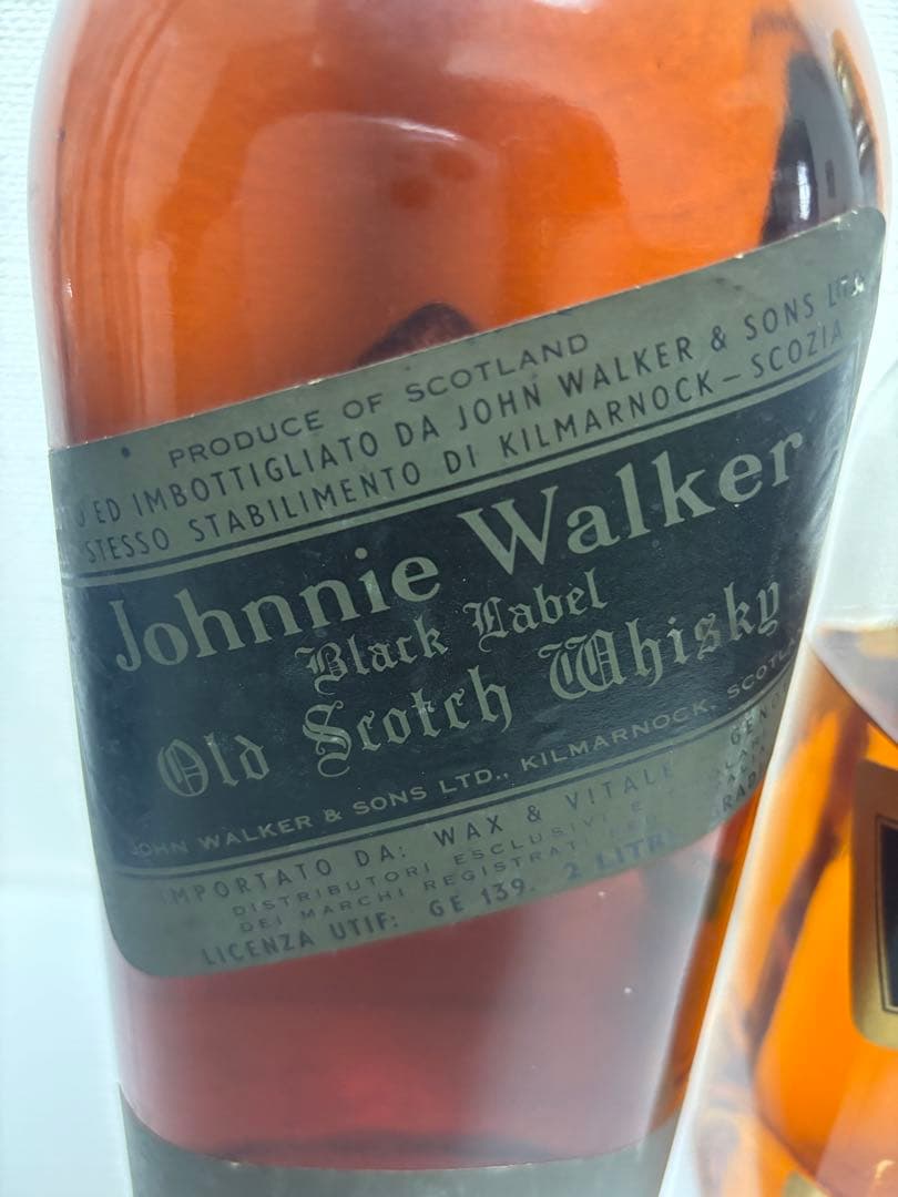 ウイスキー <Sale> (2L) Johnnie Walker Black 1970s