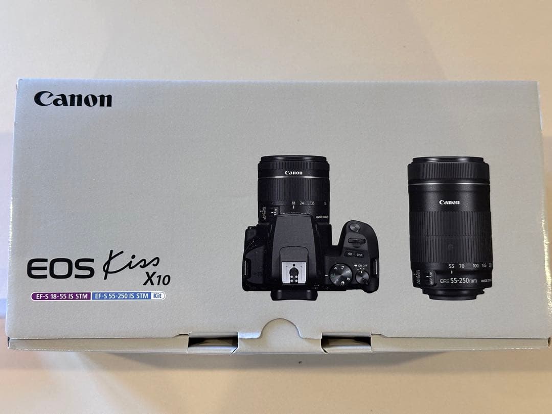 【一眼カメラ】【初心者】Canon EOSkiss X10 ダブルズームキット