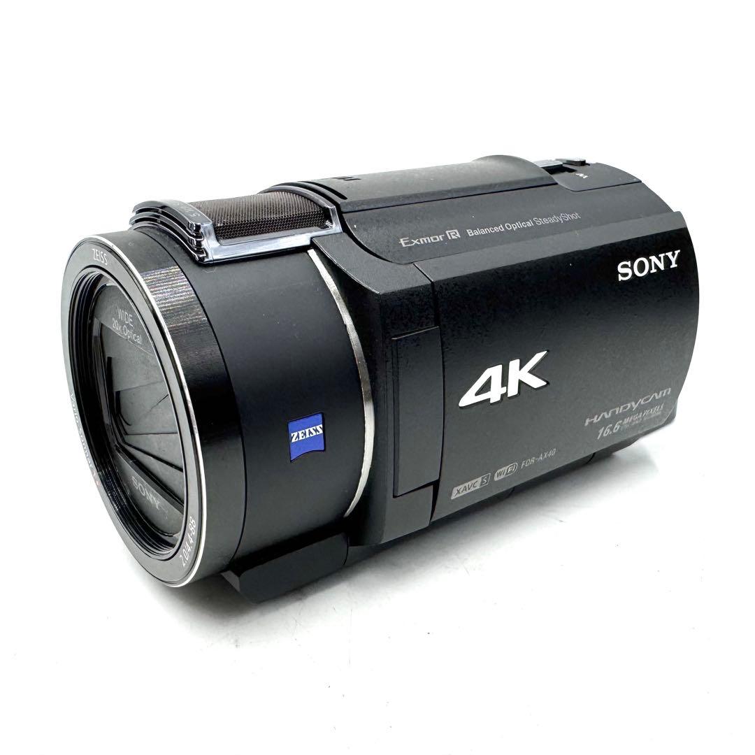 Sony 4K ハンディカム Handycam FDR-AX40 ブラック