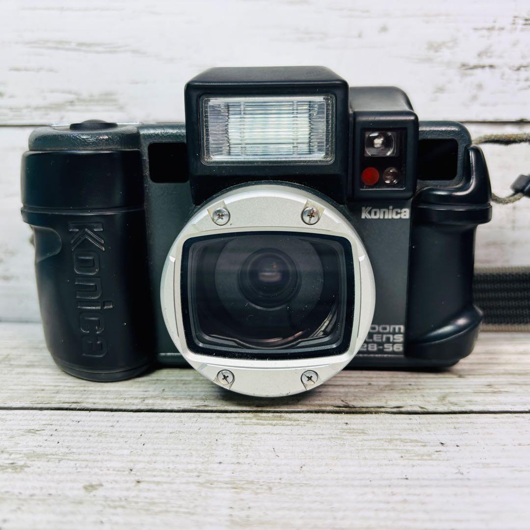【動作良好】Konicaフィルムカメラ 現場監督 ZOOM LENS 28-56