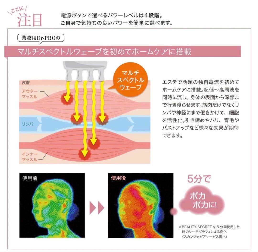 ドクタープロビューティーシークレット 美顔器 EMS