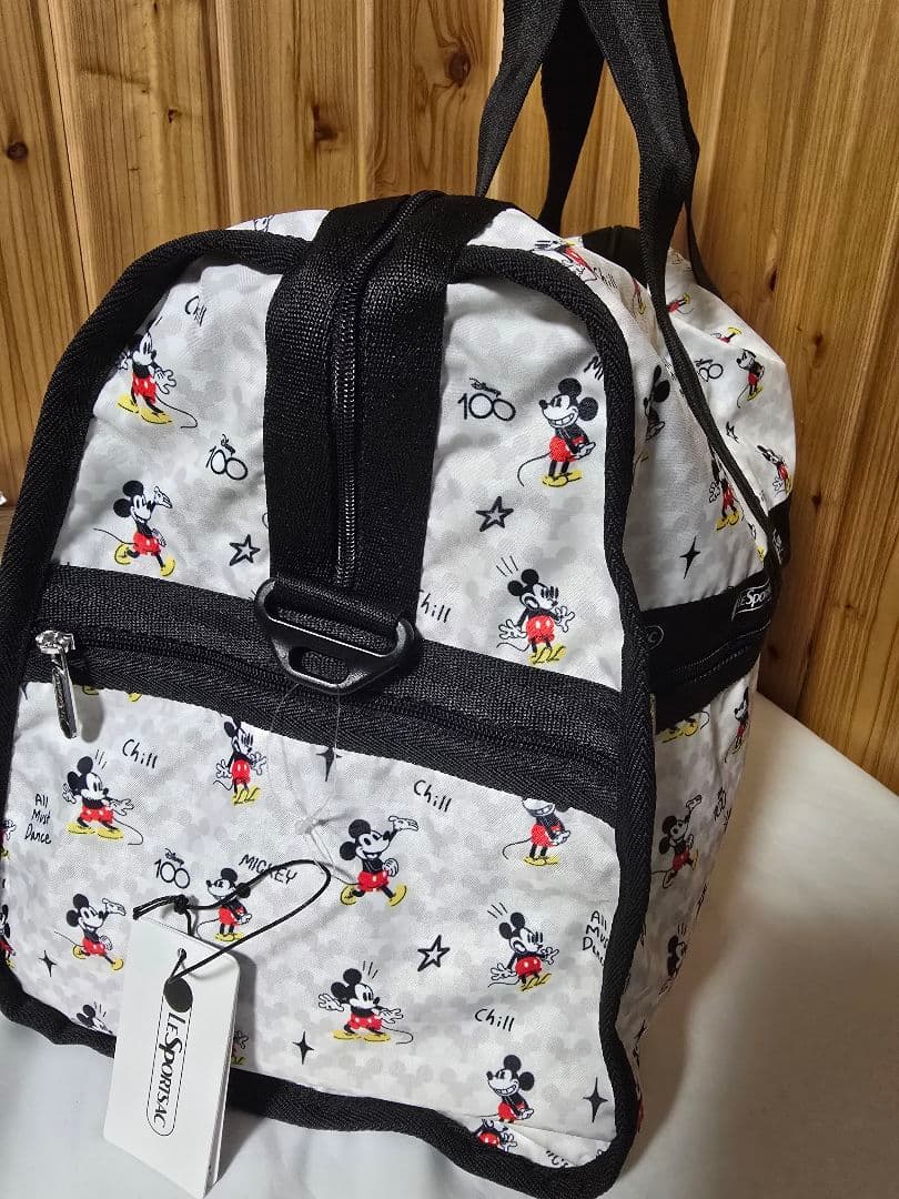 レスポートサック　ミッキーマウス　ボストンバッグ　ディズニー