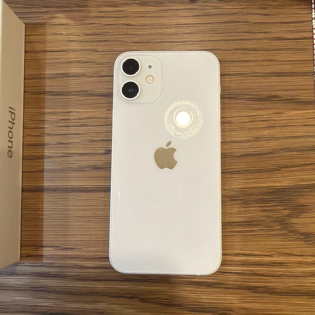 iPhone12mini 128GB ホワイト SIMロック解除済　説明文要確認