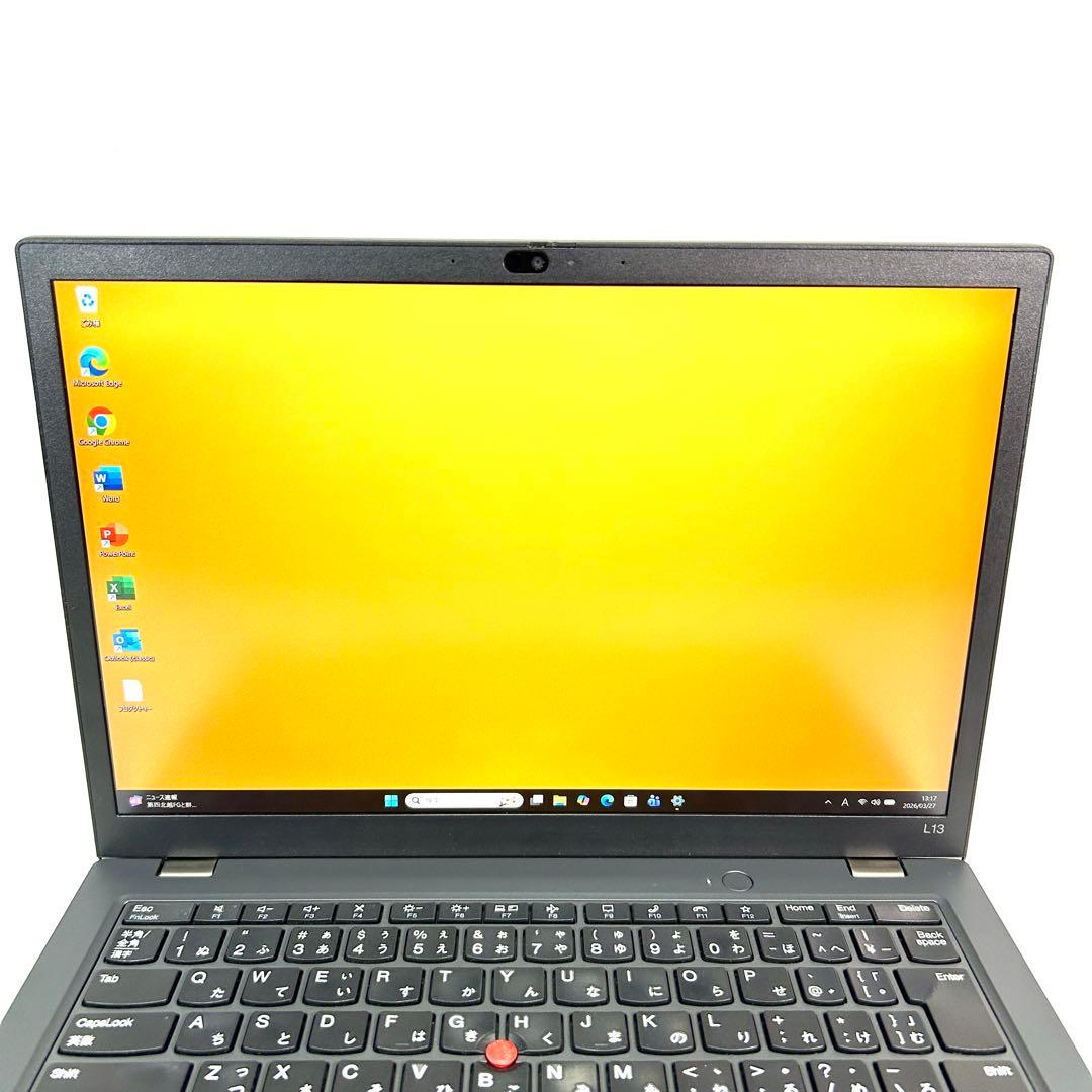 美品 Lenovo ThinkPad L13 Gen3 バッテリー良好 軽量