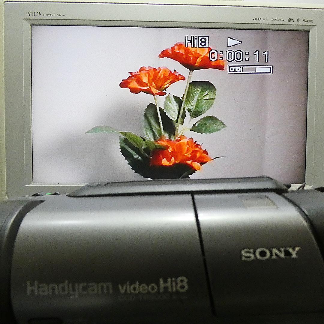 動作良好 ソニーVideoHi8 CCD-TR3000 8ミリビデオ　DVD化に