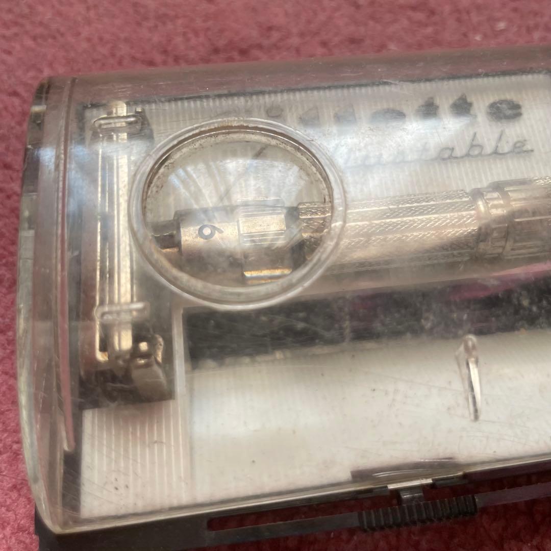 ジレット　髭剃りレトロ　USA Gillette Adiustable