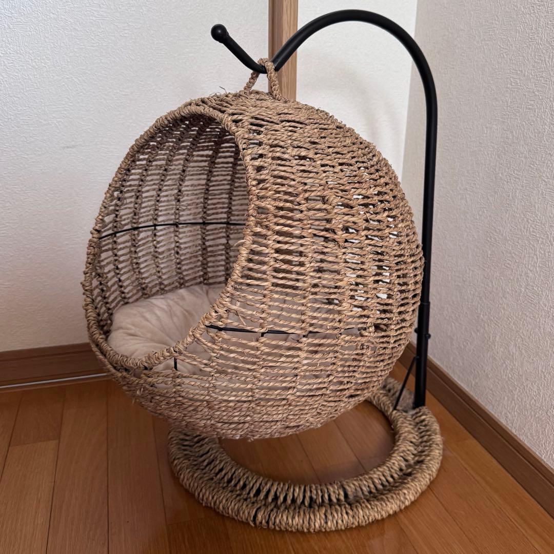 ラタン キャットハンモック アイアン