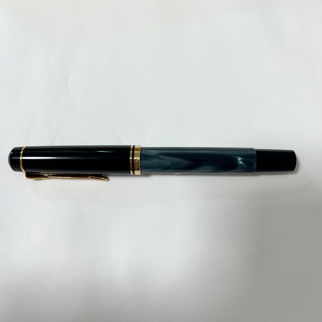 【美品】Pelikan 万年筆とインクセット 30ml ロイヤルブルー ペリカン