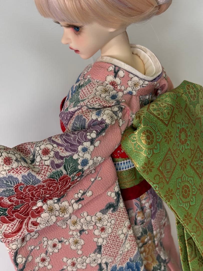 40cmドール myoudoll 舞妓さん着物　ハンドメイド
