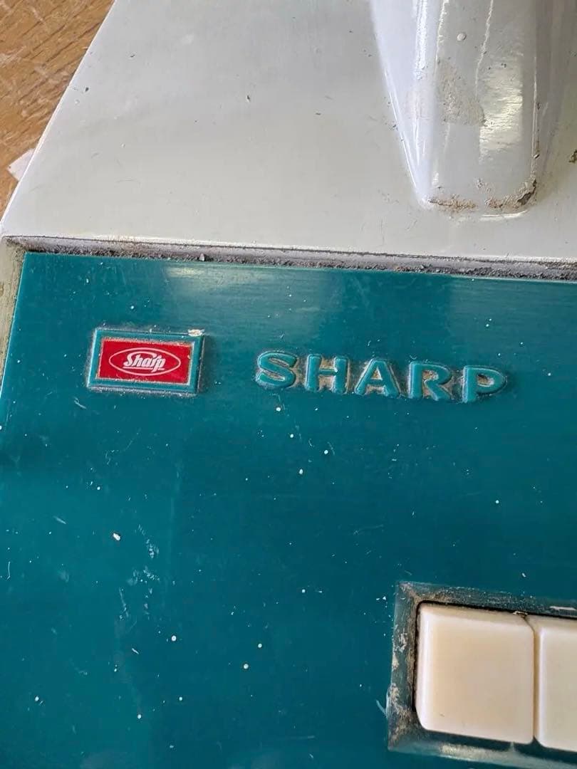 昭和レトロ　SHARP スタンド型扇風機 鉄扇風機　昭和家電　レトロ扇風機