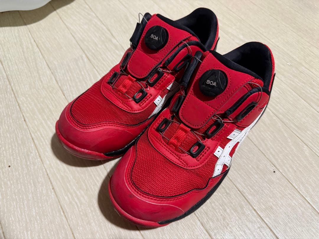 ASICS BOAシステム　安全靴25㎝　美品！使用2週間未満