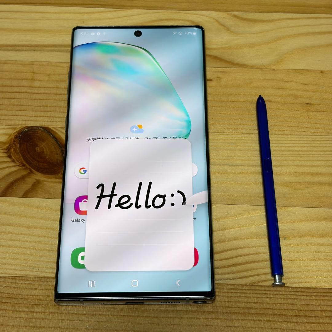 スマートフォン本体 19145 Samsung Galaxy note10plus